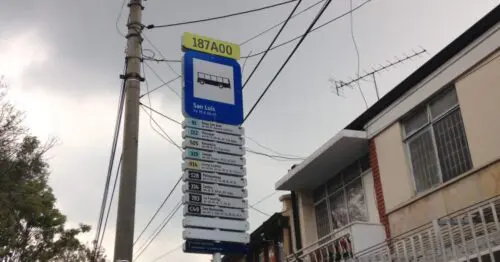 PARADERO SITP BARRIO SAN LUIS  187A00